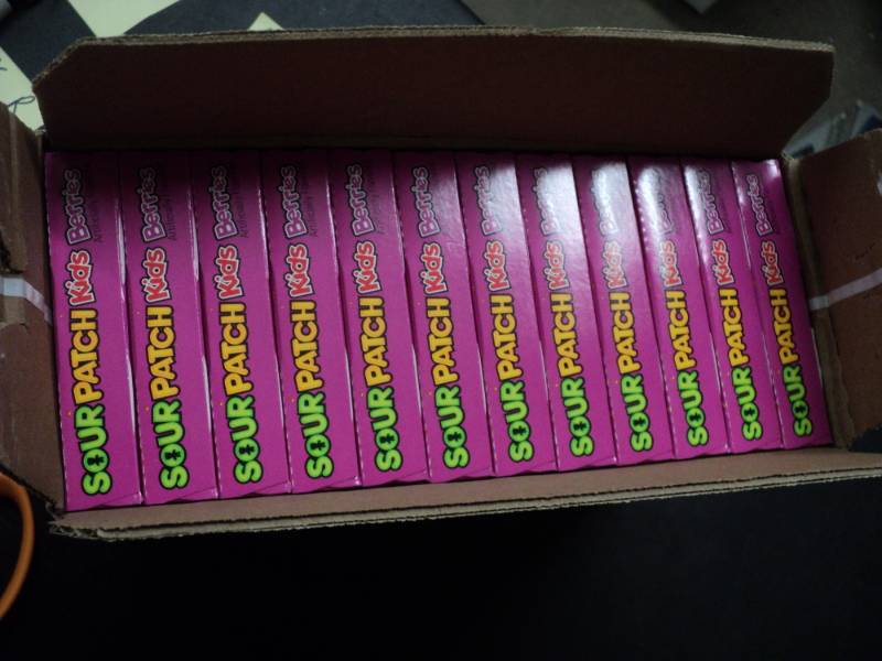 Box of 12 Sour Patch Kids soft and...