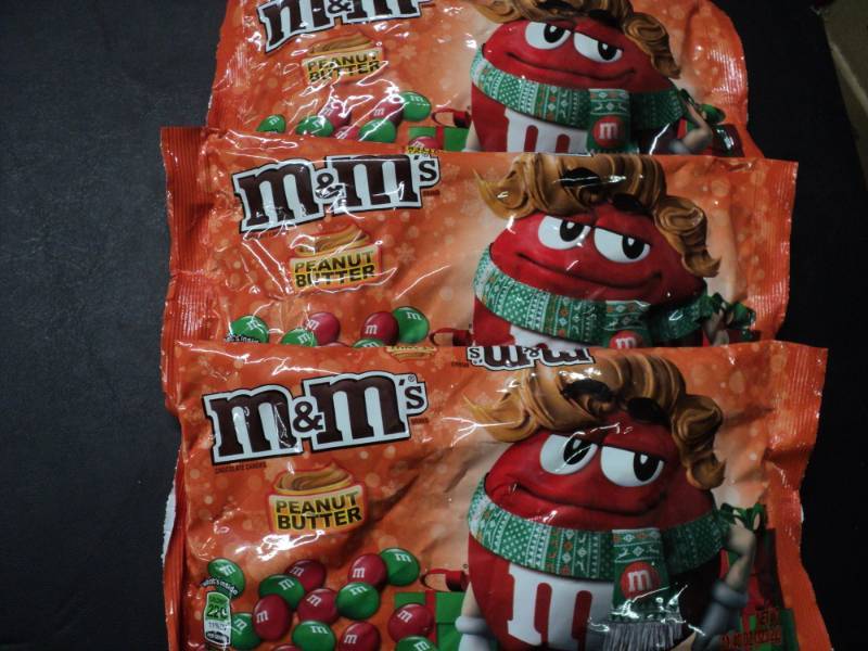 3 Bags M & Ms Peanut Butter...