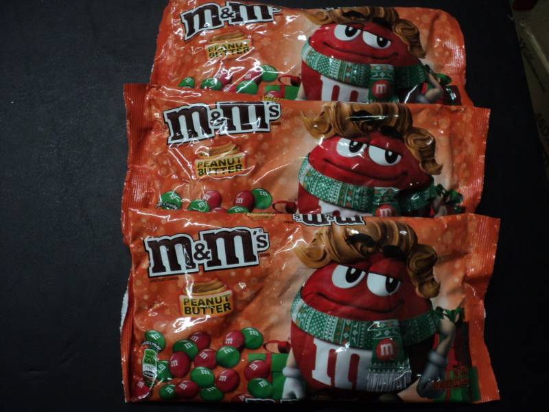 3 Bags M & Ms Peanut Butter...