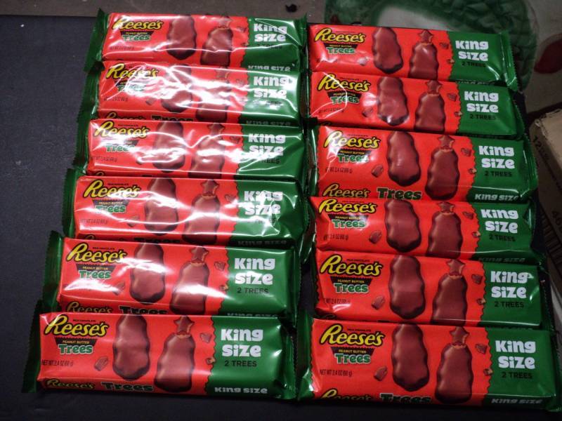 12 Reeses King Size Candy Trees...