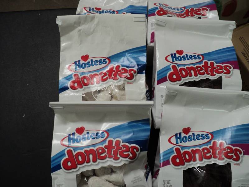 6 Bags Hostess Donettes, Powdered ...