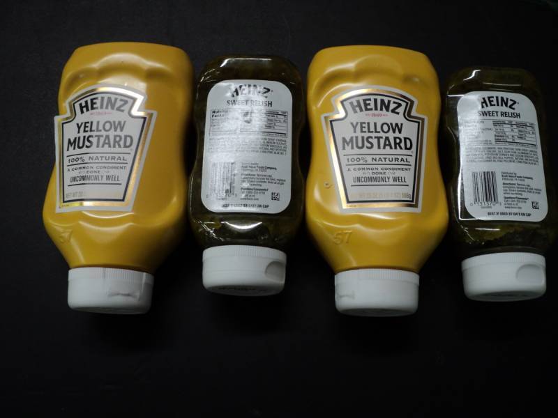 2 Bottles Heinz Yellow Mustard and ...
