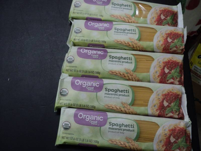 5 Bags Organic Spaghetti 17.6 oz pe...
