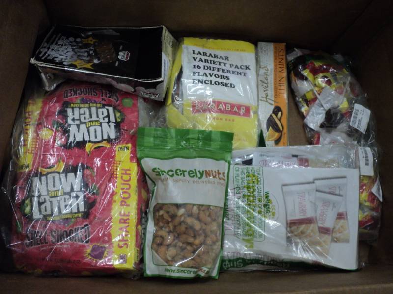 Box of snacks and Sweets, etc....