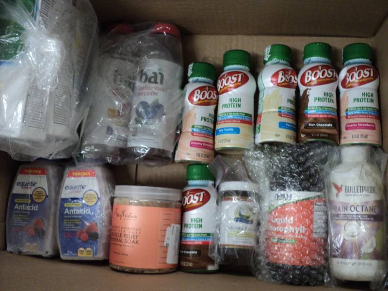 Box of Health and Beauty Products...