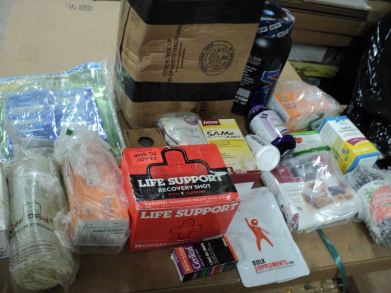 Box of Health and Beauty Products...
