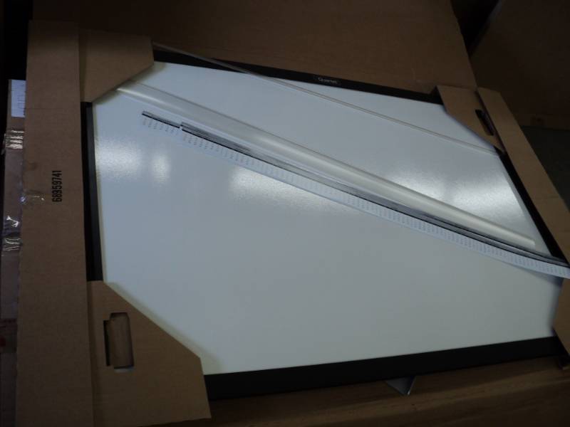 Quarlet whiteboard with Black Frame...