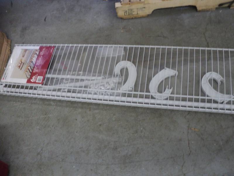 Closet maid Super Slide 6 ft Shelf ...
