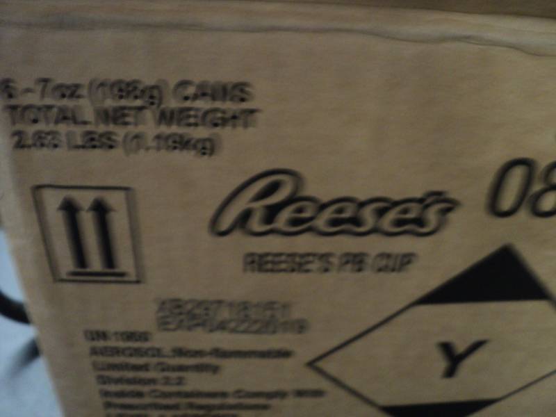 4 cases of 6 each Reeses peanutbutter cup whipped topping