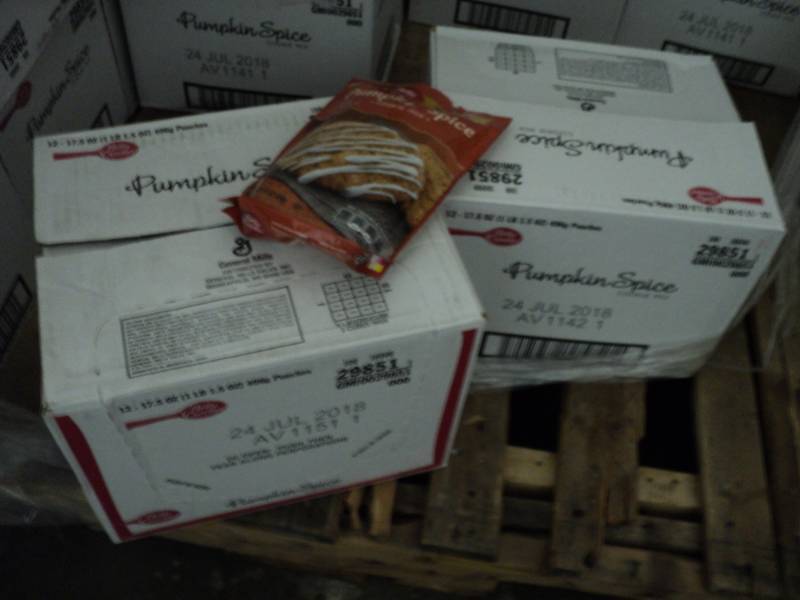 Lot of 2 Cases Pumpkin Spice Cookie...