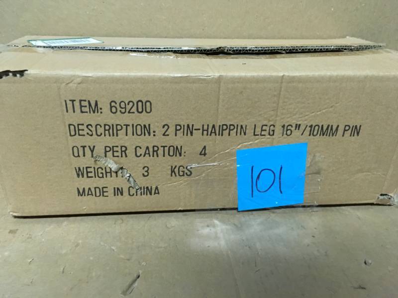 4 x Hairpin LegsHair Pin Legs Set SkiSki Legs Furniture Desk Bench Chair Table 16 10mm PIN in good condition