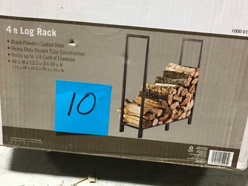 4 ft. Firewood Rack not used