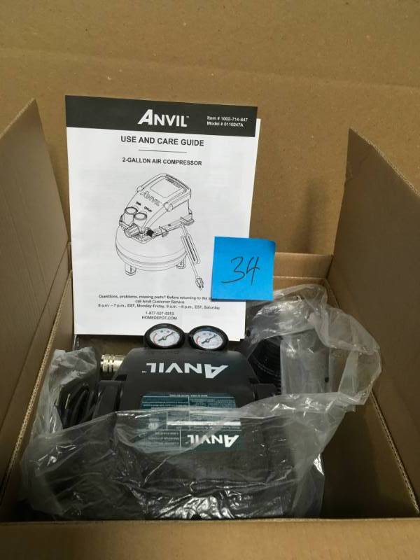 ANVIL 2G Pancake Air Compressor in good condition