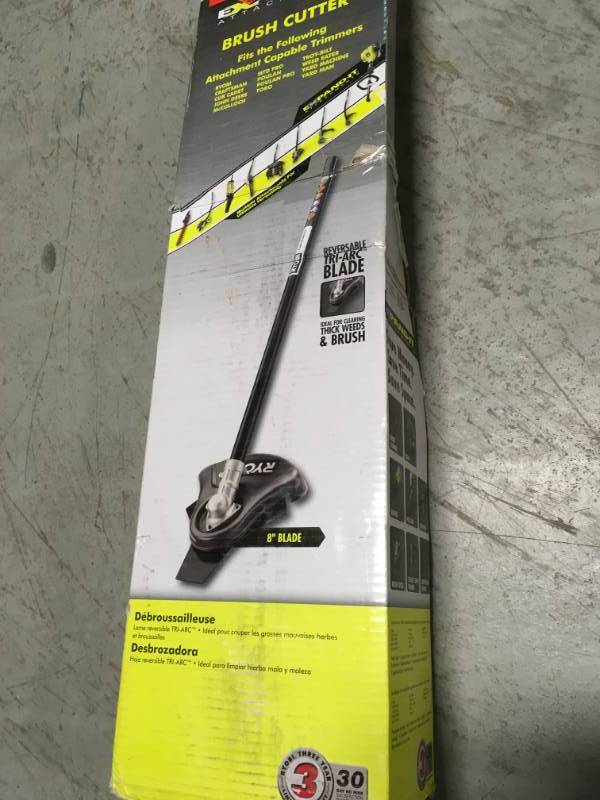 RYOBI Expand-It 8 in. Brush-Cutter Trimmer Attachment in good condition
