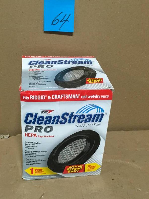 Shop-Vac Rigd Craftsmn Vac Filter 9036000 in good condition