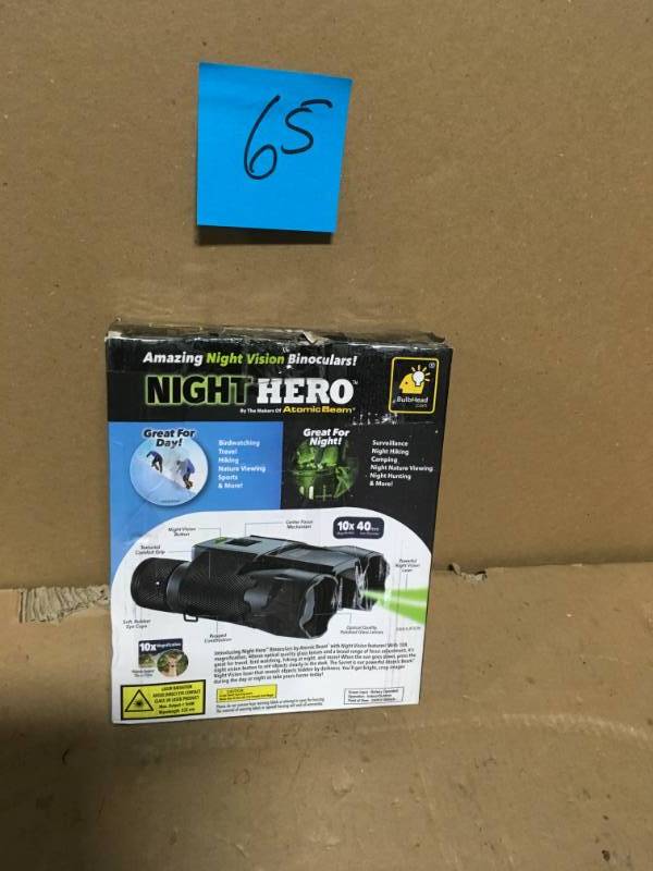As Seen on TV Atomic Night Hero Binoculars in good condition