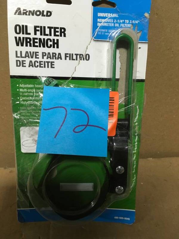 Arnold Oil Filter Wrench in good condition