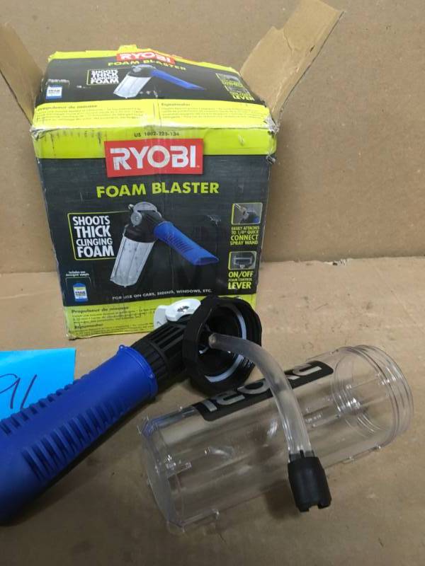 RYOBI Pressure Washer Foam Blaster in good condition