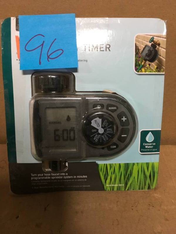 Orbit 1-Outlet Hose Faucet Timer in good condition