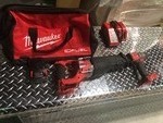 Set of 2 Milwaukee tools 2720-20 M18 Fuel Sawzall Saw and Milwaukee 2804-20 M18 FUEL Li-Ion 18V 12 Brushless Hammer Drill DrillDriver whit one xc 5.0 battery and charger in working conditions