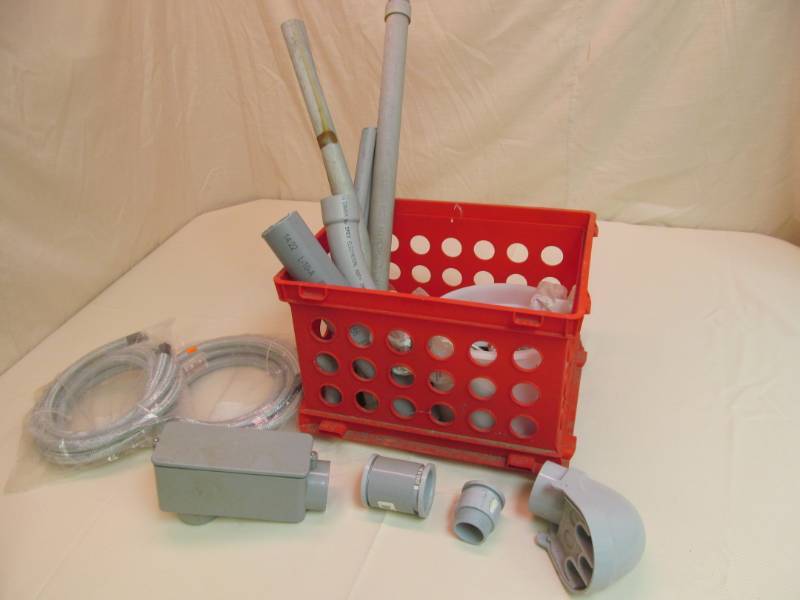 lot 21 image: electronic conduit, boxes, connectors