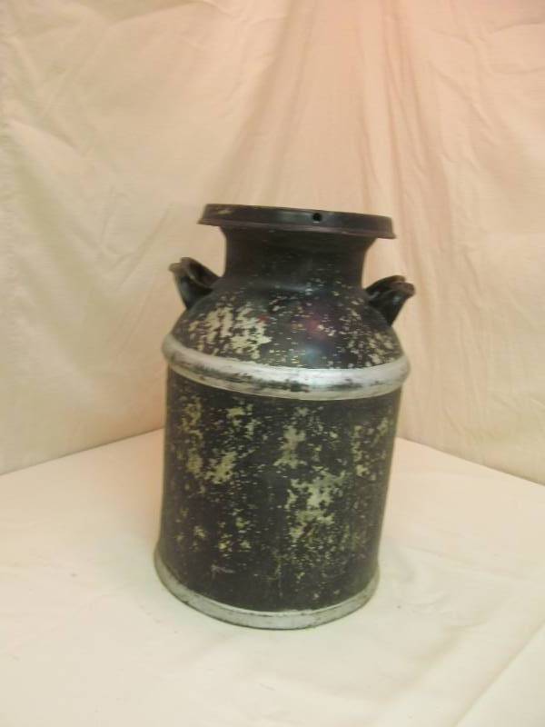 lot 28 image: vintage milk can