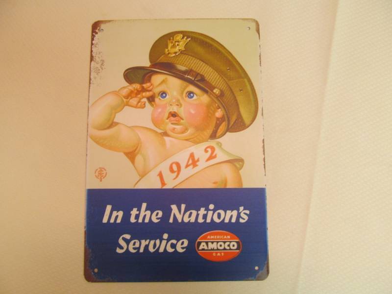 lot 119 image: tin sign