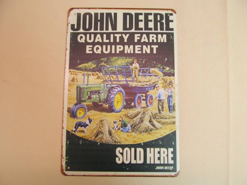 lot 121 image: tin sign