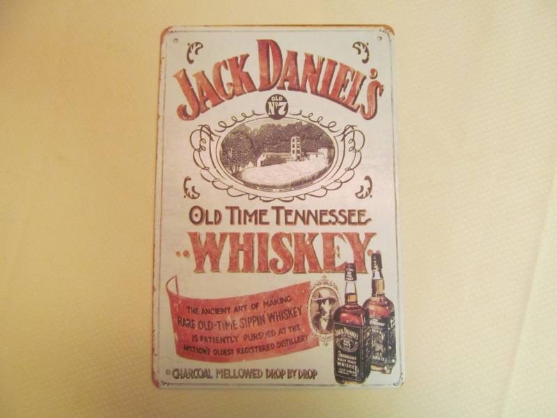 lot 125 image: tin sign