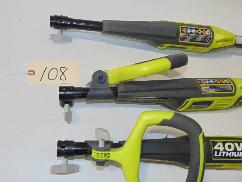 3 Ryobi Expand-it 40V Li-ion Attachment Power Head RY40002