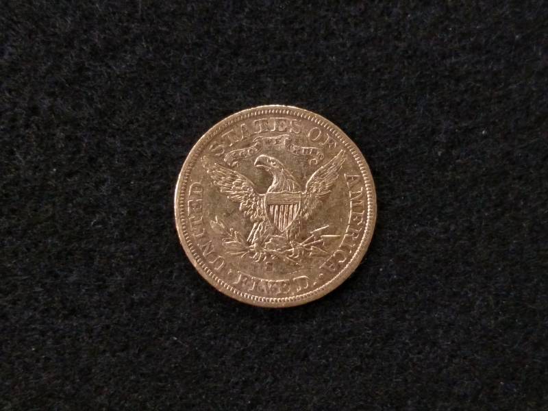lot 2 image: 1906 Five Dollars Liberty Head Gold...