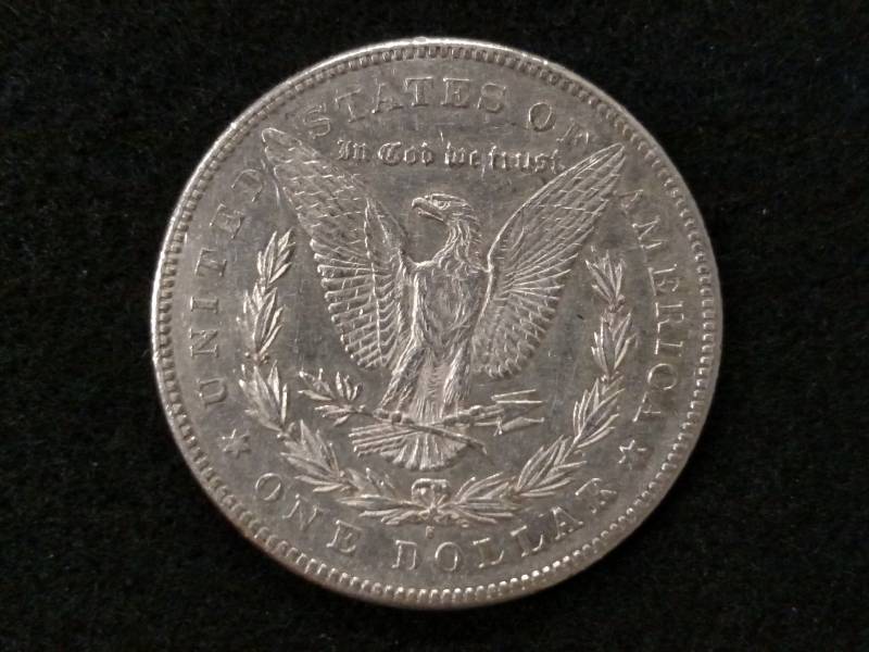 lot 5 image: 1878 S Morgan Silver Dollar...