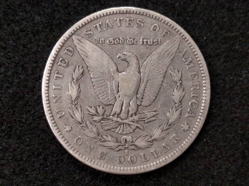 lot 13 image: 1882 S Morgan Silver Dollar...