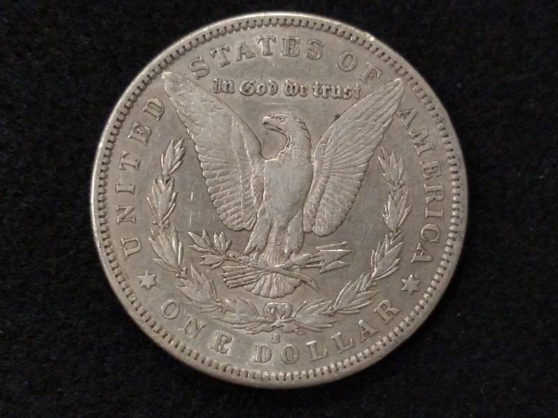 lot 15 image: 1883 S Morgan Silver Dollar...