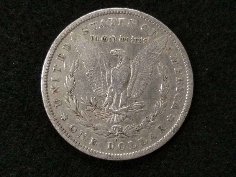 lot 21 image: 1887 O Morgan Silver Dollar ...