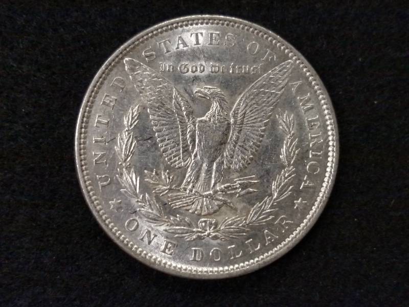 lot 22 image: 1888 AU Morgan Silver Dollar ...