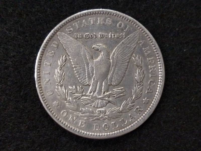 lot 23 image: 1890 Morgan Silver Dollar ...