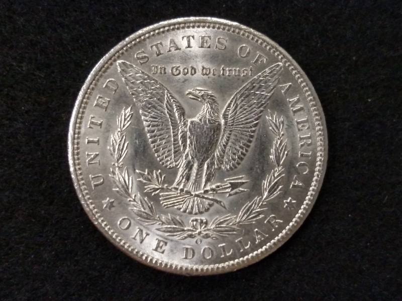lot 27 image: 1898 O MS Morgan Silver Dollar ...