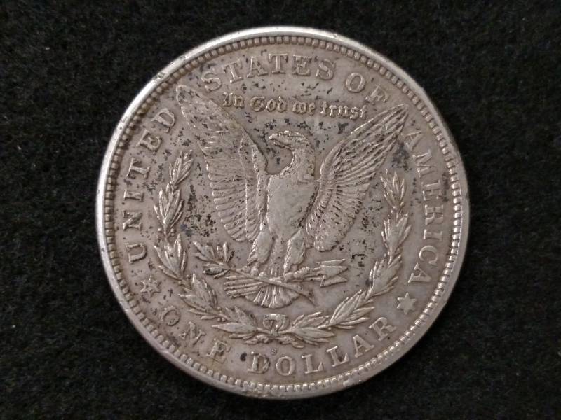 lot 45 image: 1921 S Morgan Silver Dollar ...