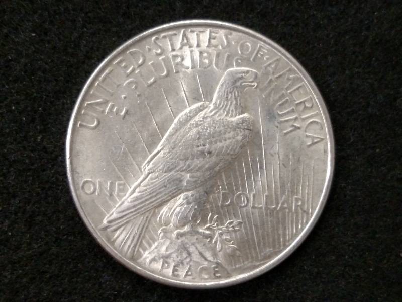 lot 50 image: 1922 Peace Silver Dollar...