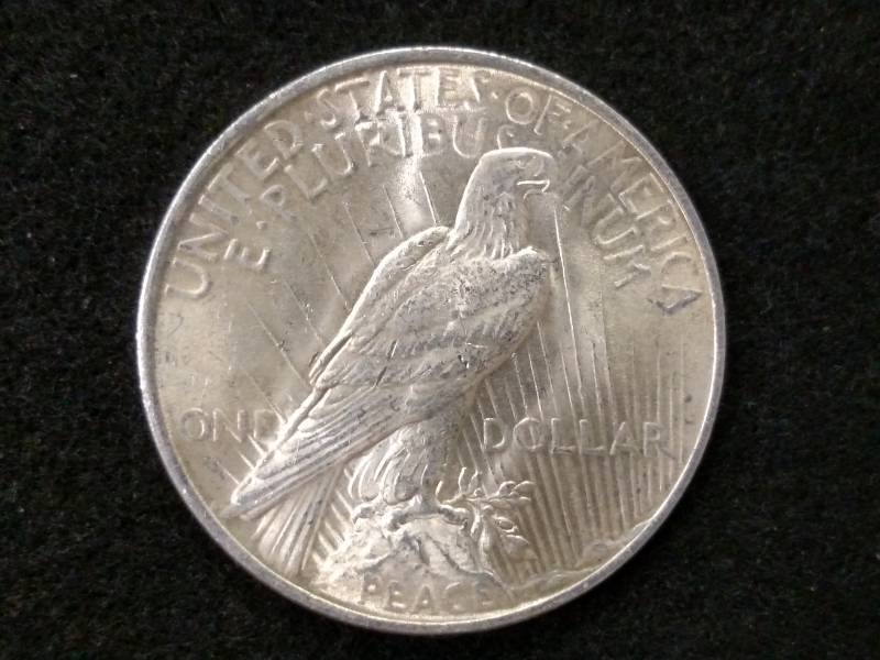 lot 51 image: 1922 Peace Silver Dollar...