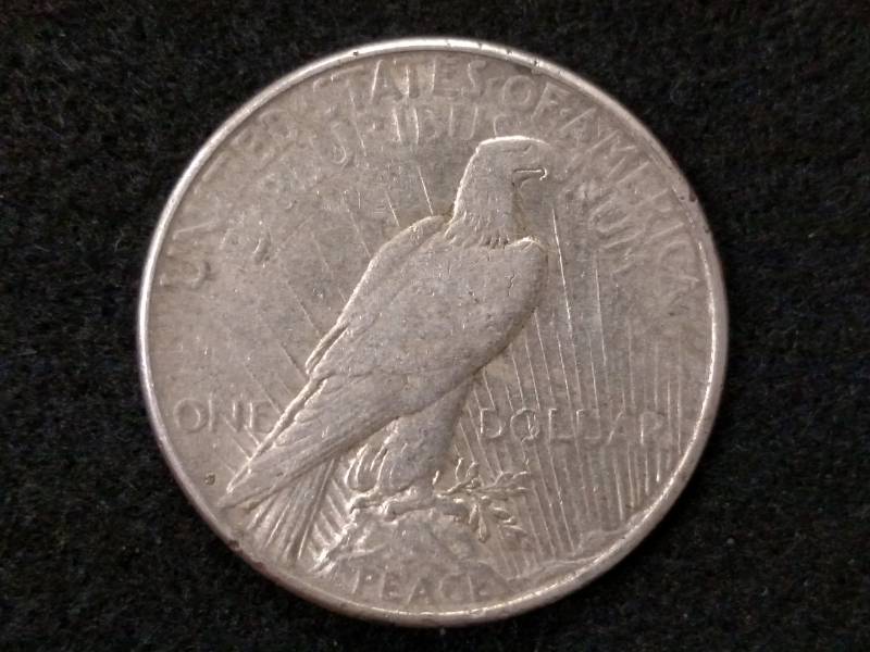 lot 61 image: 1923 S Peace Silver Dollar...