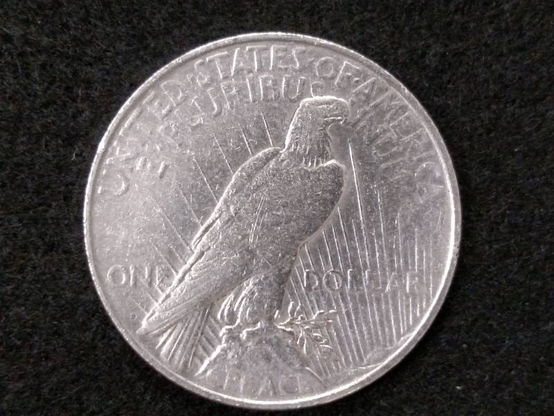 lot 71 image: 1927 D Peace Silver Dollar...