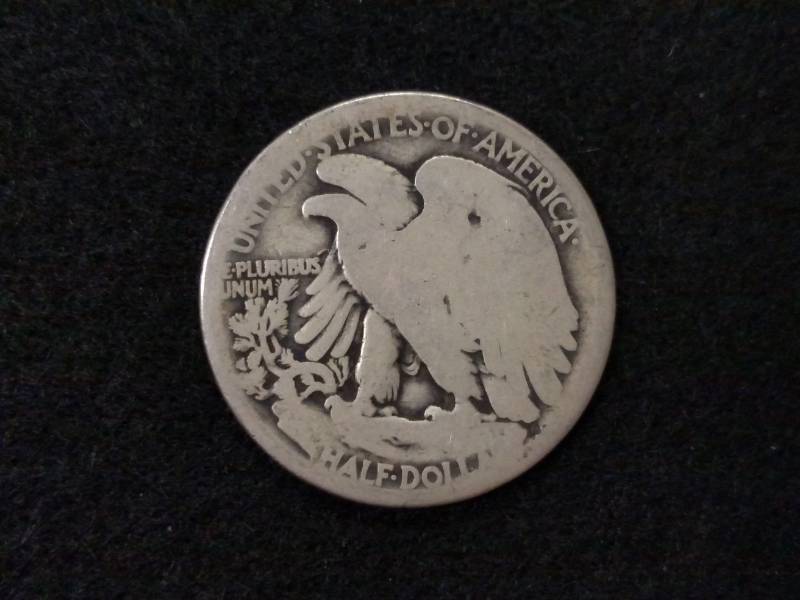 lot 82 image: 1916 Walking Liberty Silver Half Do...