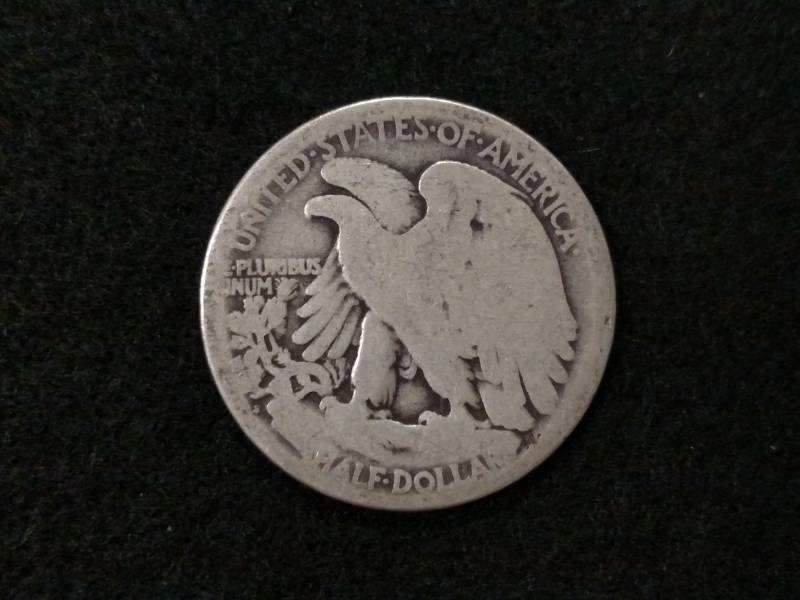 lot 85 image: 1918 S Walking Liberty Silver Half ...
