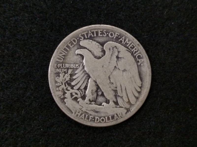 lot 87 image: 1920 S Walking Liberty Silver Half ...