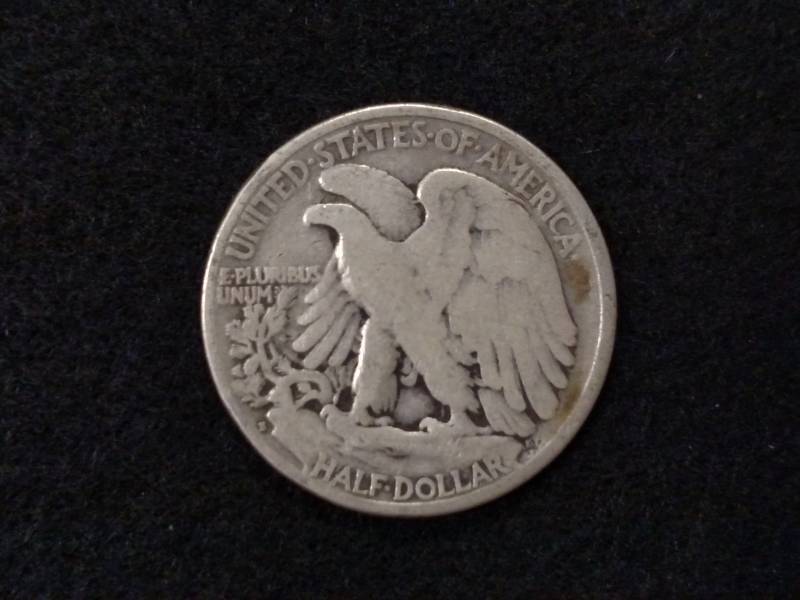 lot 88 image: 1928 S Walking Liberty Silver Half ...