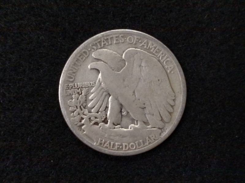 lot 89 image: 1929 D Walking Liberty Silver Half ...