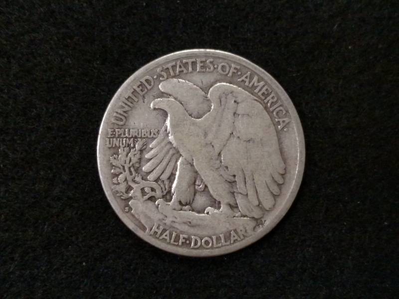 lot 90 image: 1929 S Walking Liberty Silver Half ...