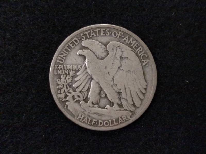 lot 93 image: 1934 S Walking Liberty Silver Half ...